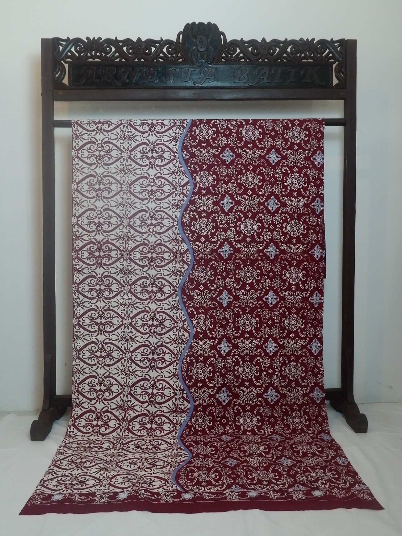 Kain batik cap katun premium motif Betiq Bluvung Enggang